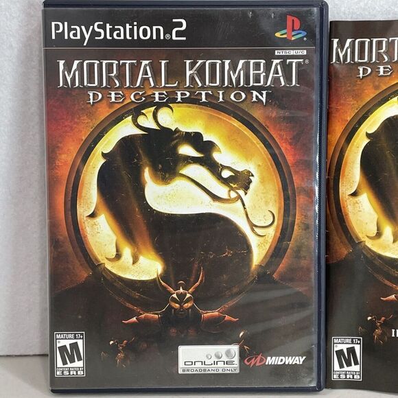 Mortal Kombat: Deception (Sony PlayStation 2, 2004) Complete w/ Manual TESTED - Picture 2 of 7